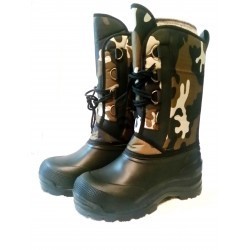 Сапоги  аляска Хаски на галоше ЭВА на шнурках